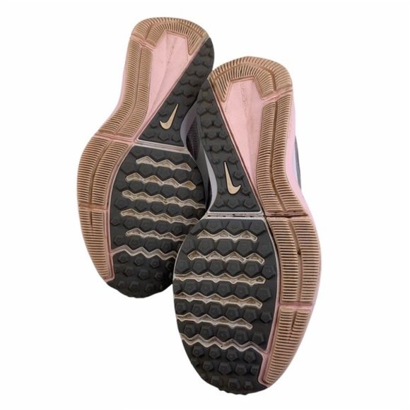 Nike Zoom Winflo 4 Pink Grey Sneaker Lace Up - Picture 9 of 9